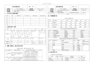 模板分项施工技术交底