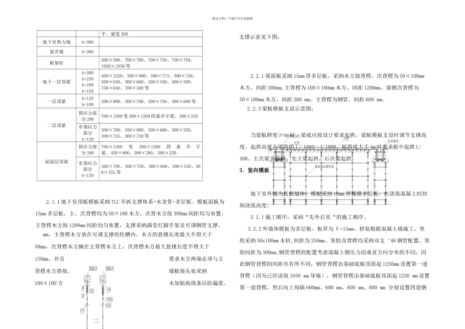 模板施工方案修改_第2页