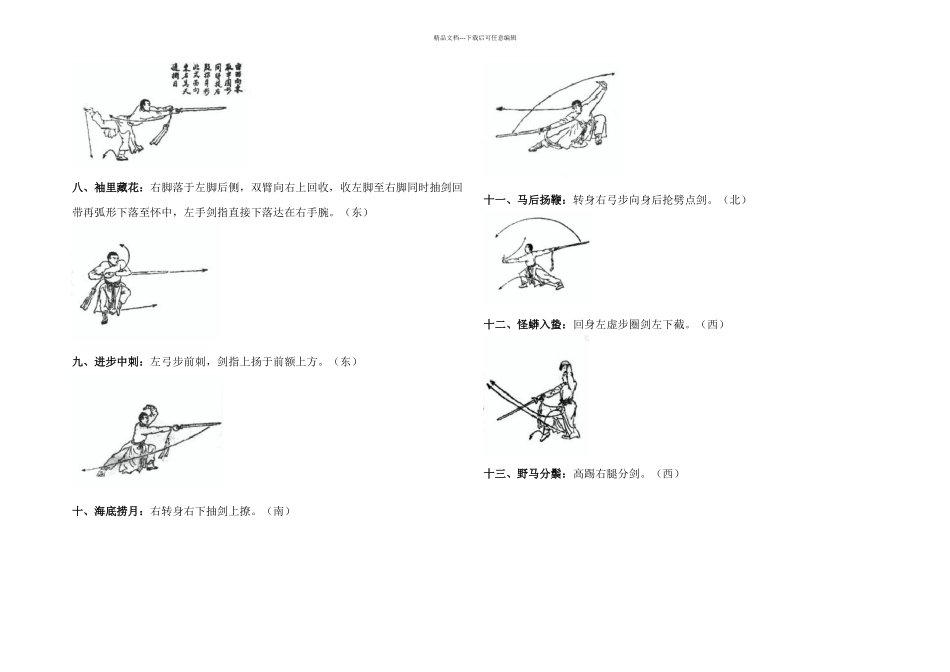 武当太乙玄门剑动作图解_第2页
