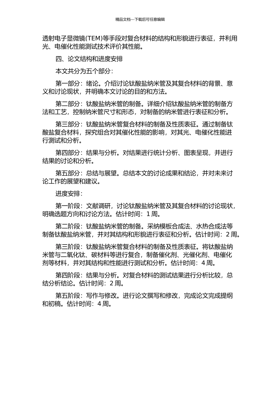 钛酸盐纳米管复合材料合成及其光、电催化性质的研究的开题报告_第2页
