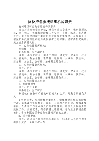 岗位应急救援组织机构职责_1