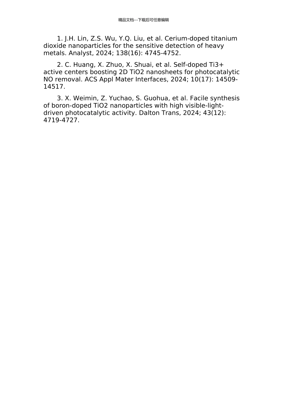 静电纺丝技术制备稀土掺杂二氧化钛纳米带与光催化性能研究的开题报告_第2页