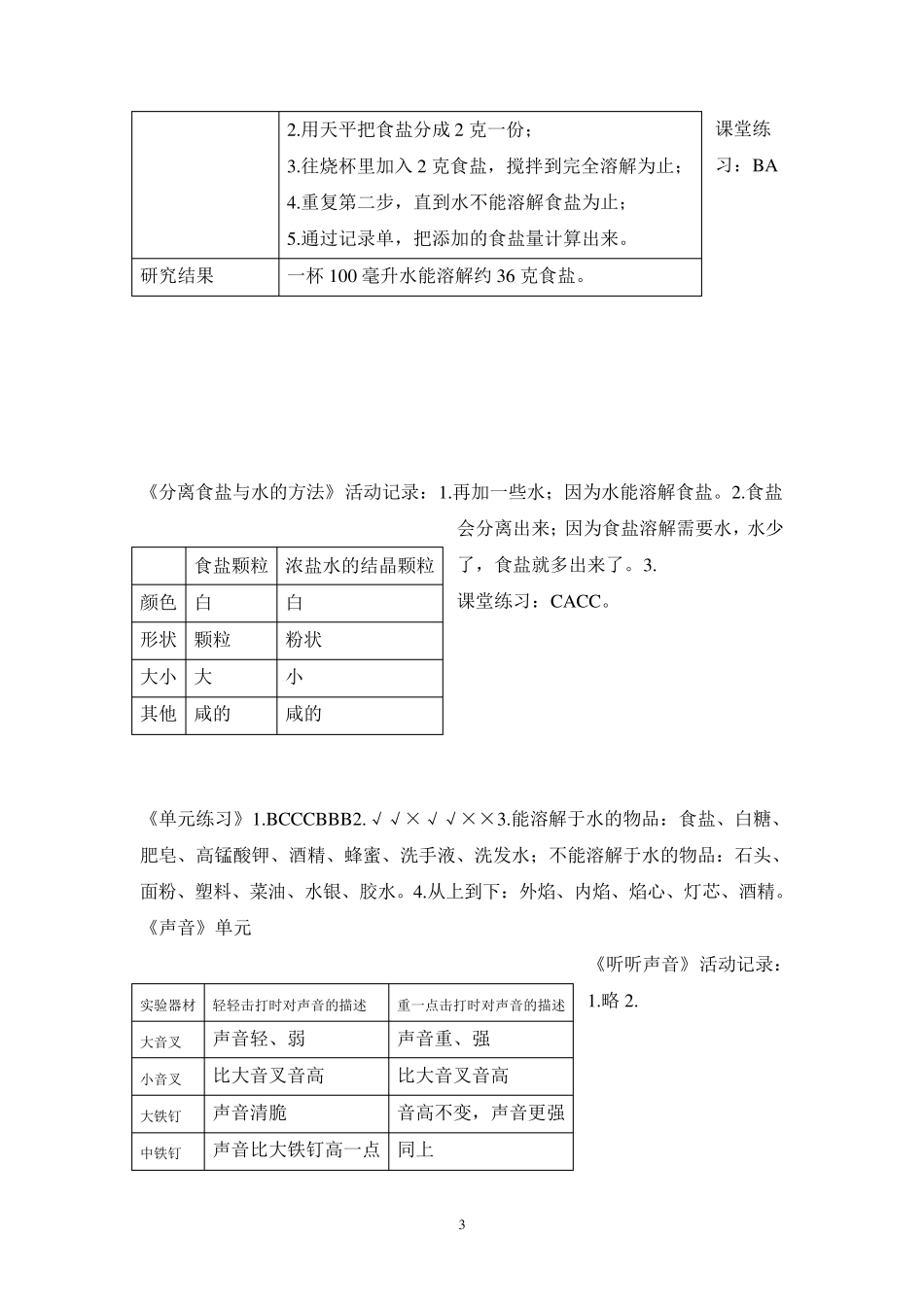 四年级上册科学作业本答案_第3页