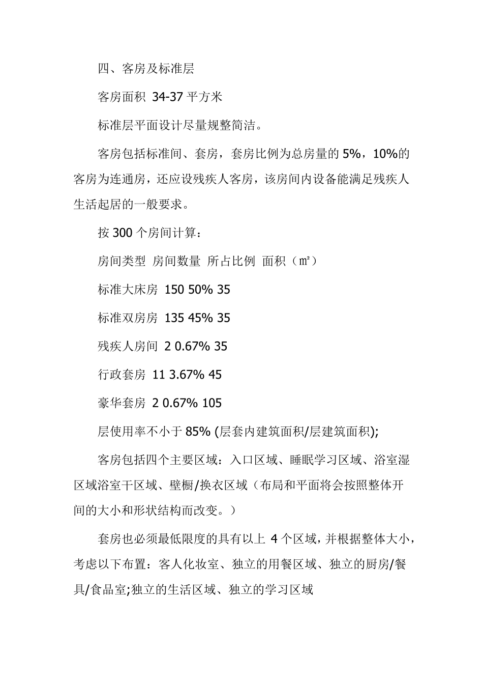 四星级酒店配置标准_第3页