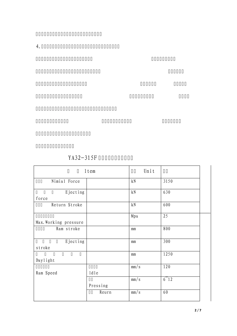 四柱液压机操作规程_第2页