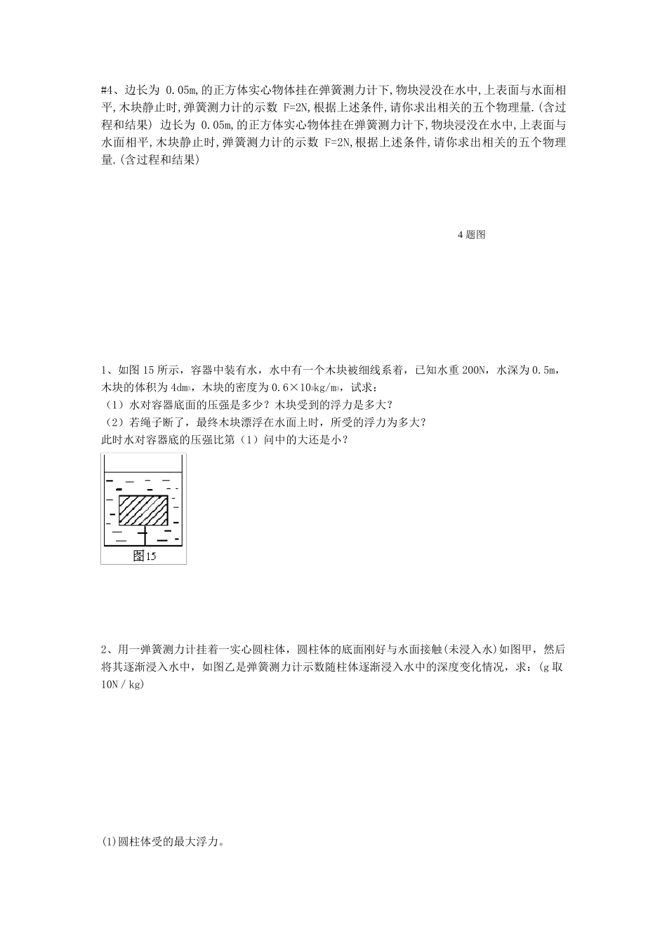 四种计算浮力的方法_第2页