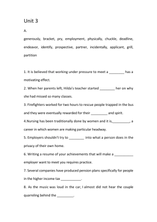 四级精读网测题修正版