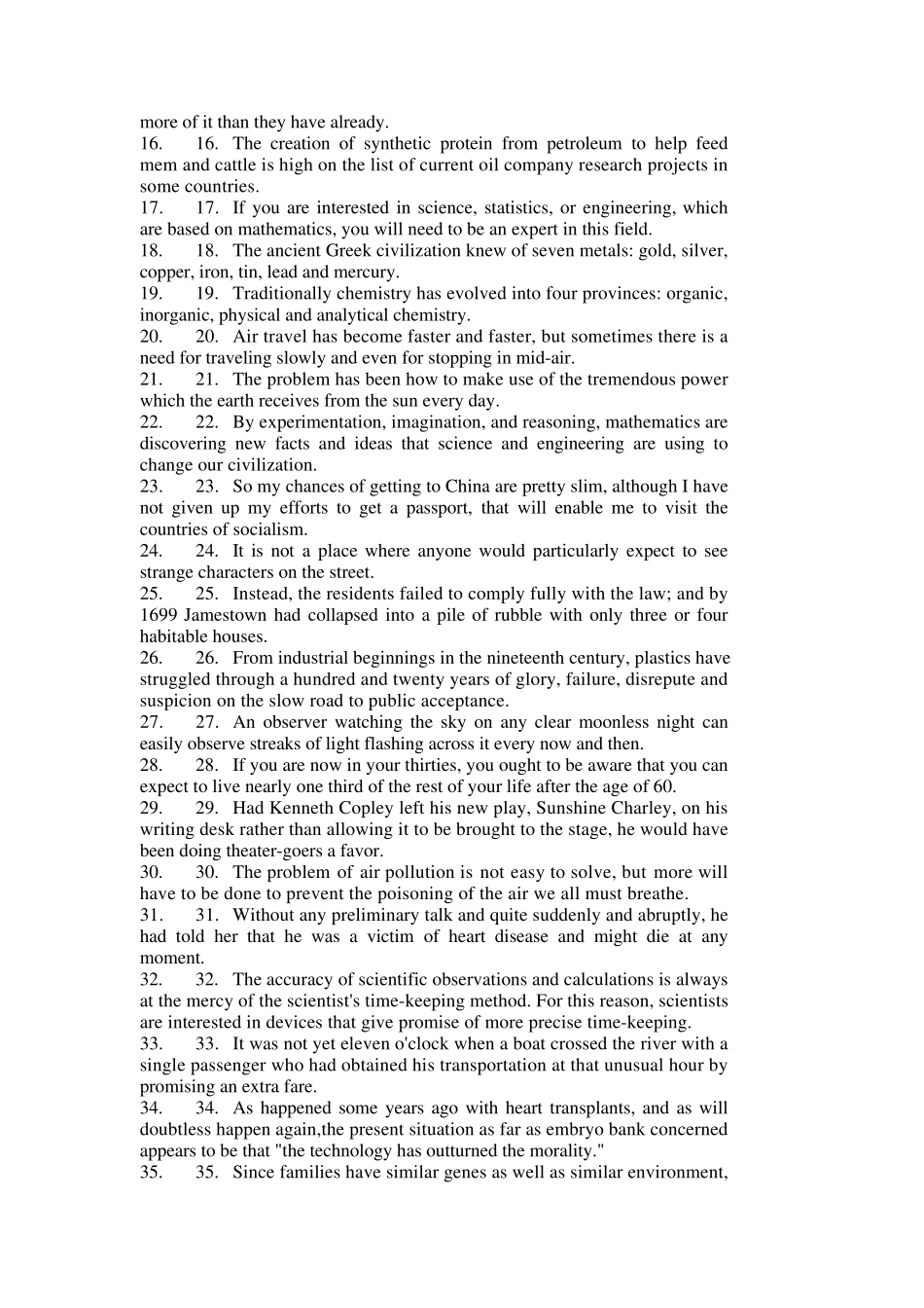 四级英译汉练习及答案_第2页