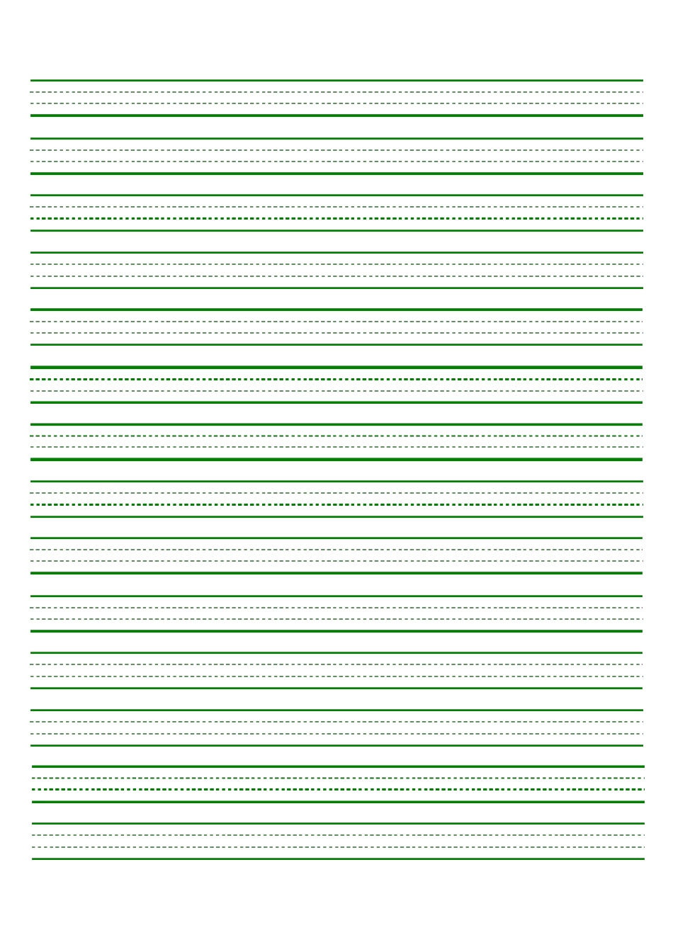 四线格模板虚线格word打印版_第3页