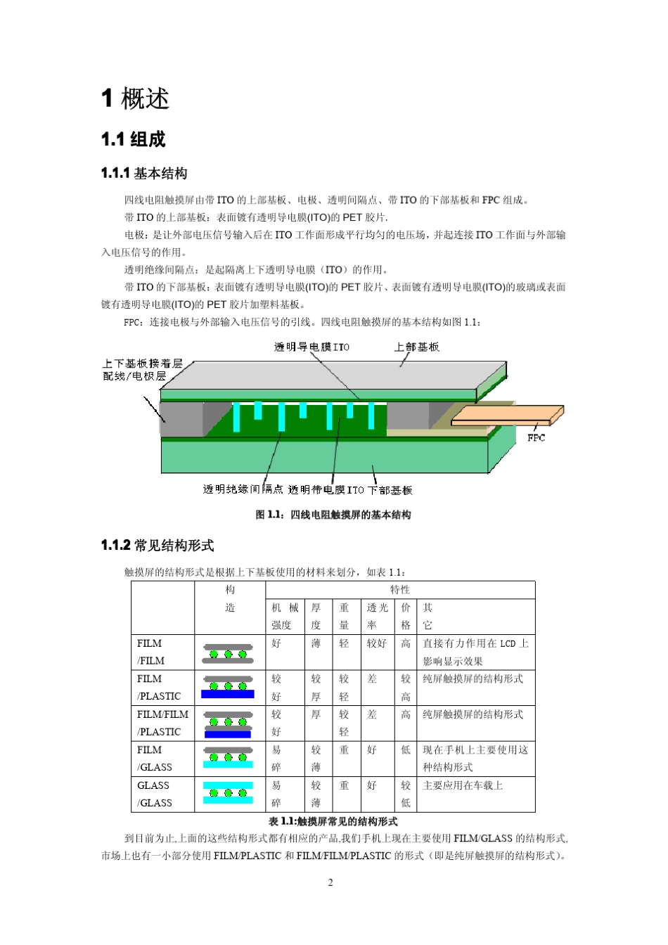 四线电阻触摸屏技术原理_第2页