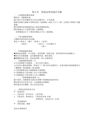 四肢血管超声检查