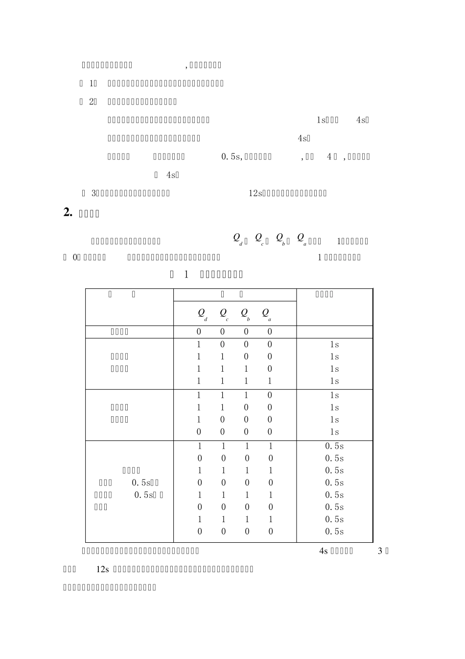 四路彩灯显示电路_数字逻辑_课程设计_第2页