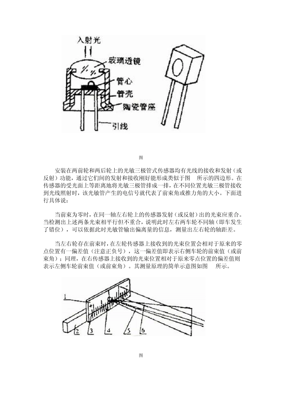 四轮定位仪的检测工作原理及结构_第2页