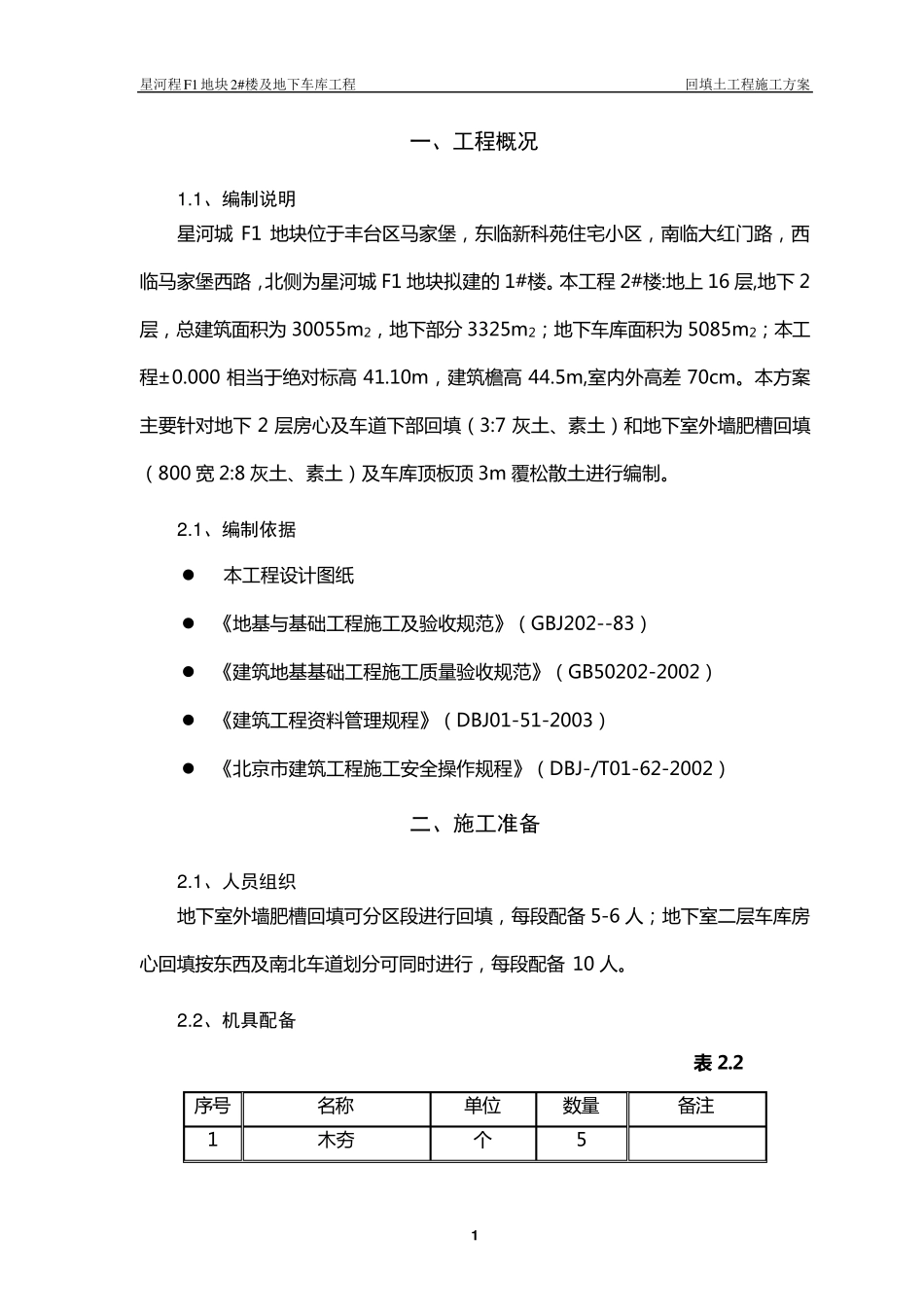 回填土工程施工方案_第2页