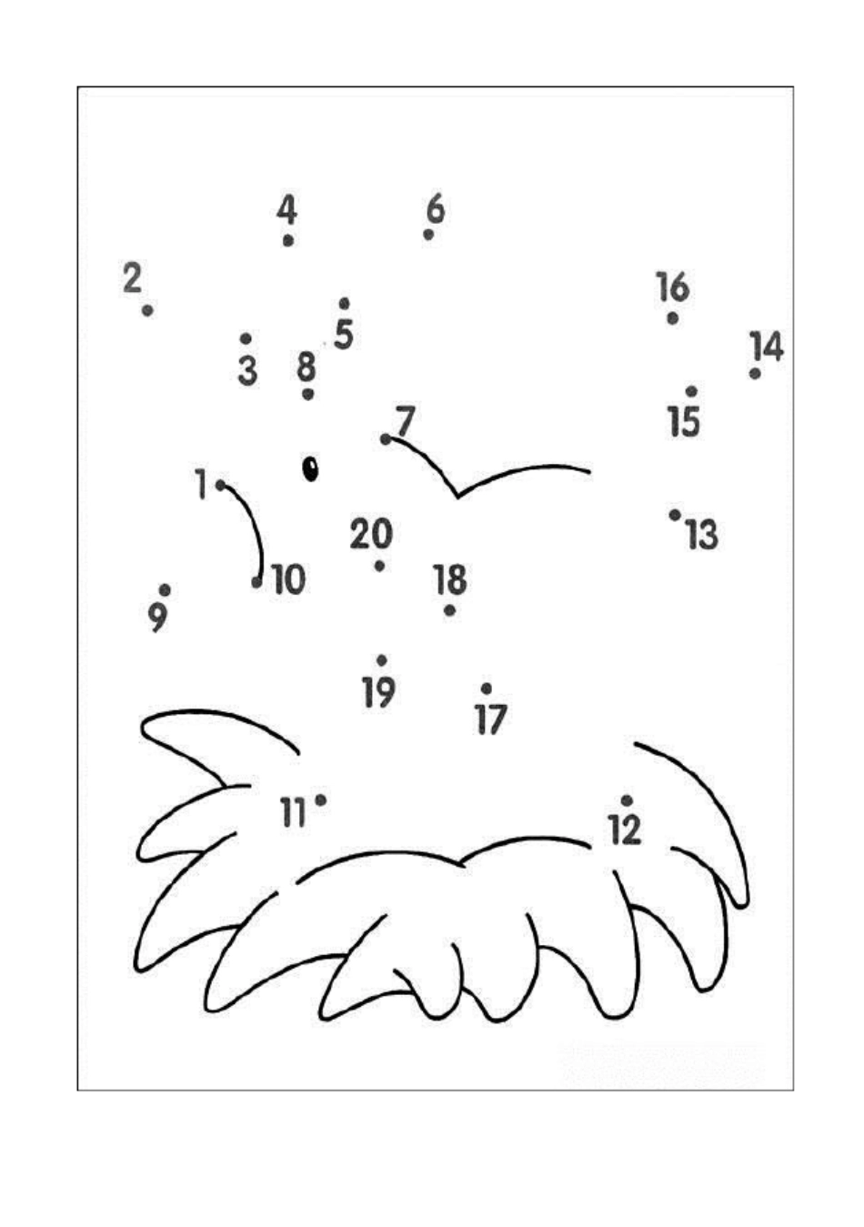 学前儿童练习数字120连线_第3页