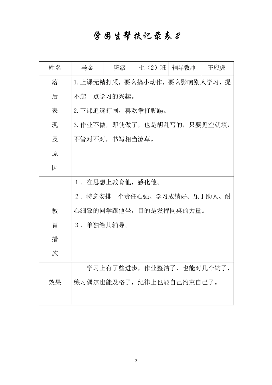 学困生帮扶记录_第3页