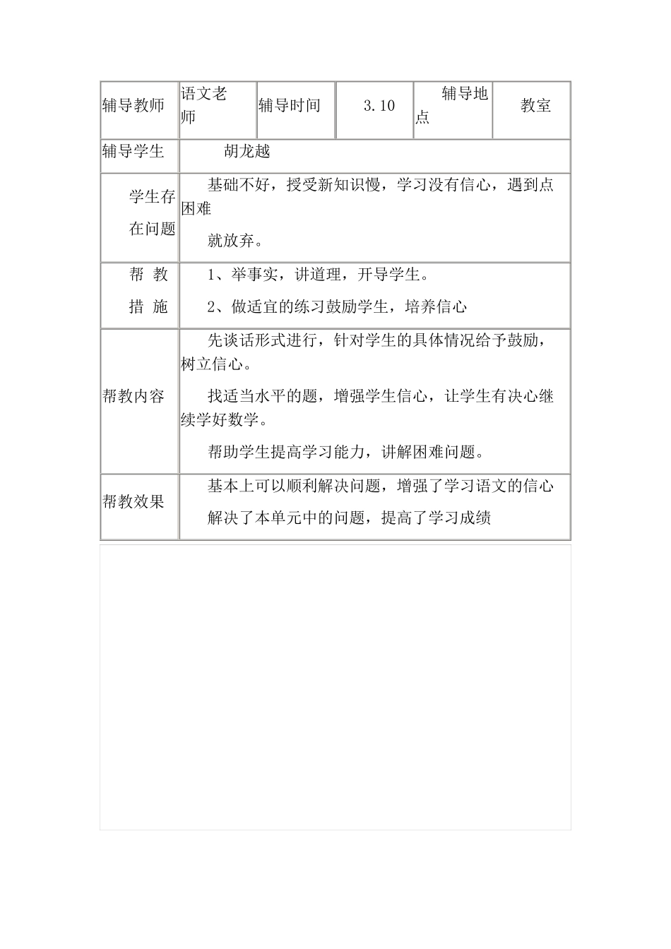 学困生辅导记录辅导教师_第2页