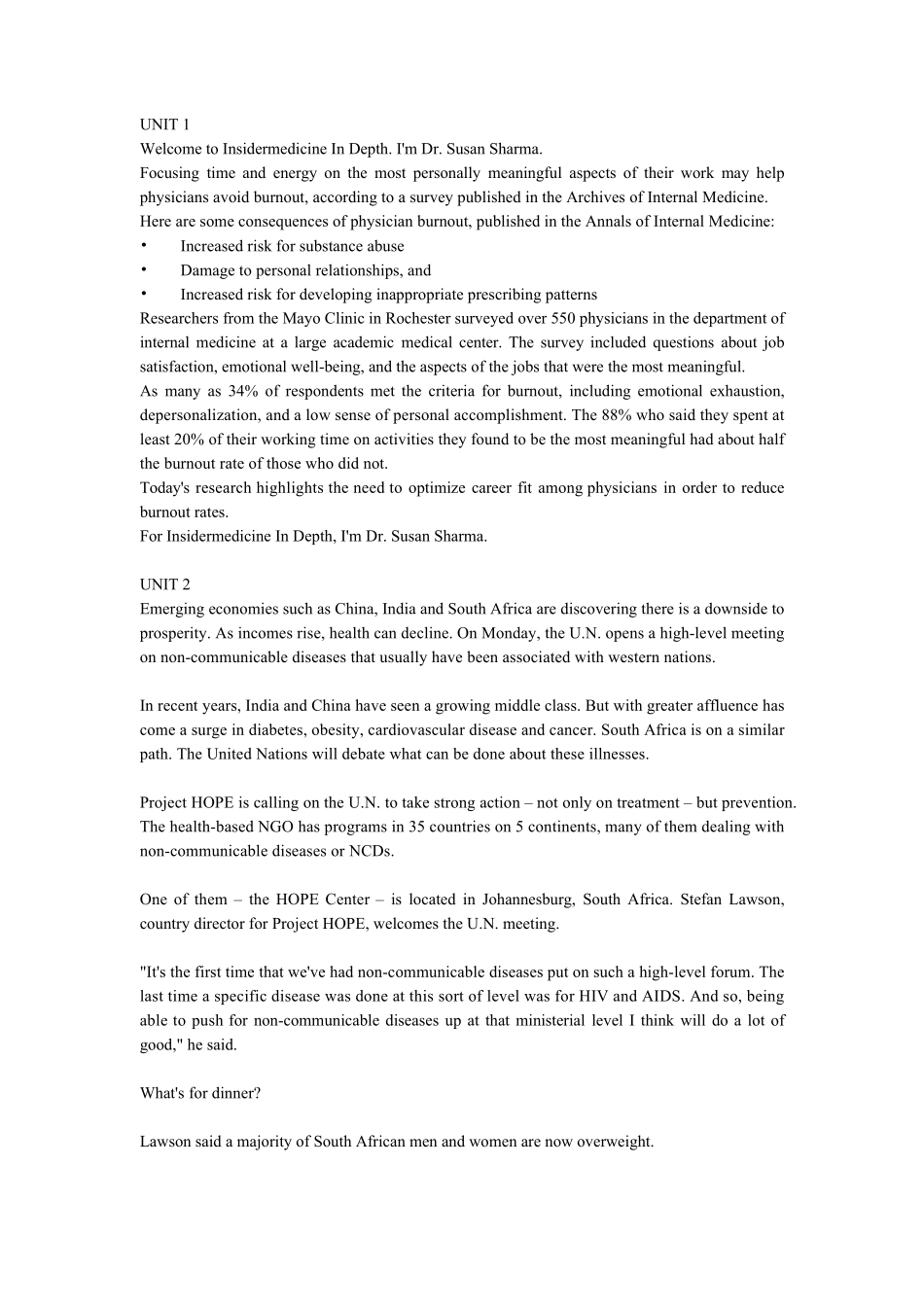 学术英语医学听力原文_第1页