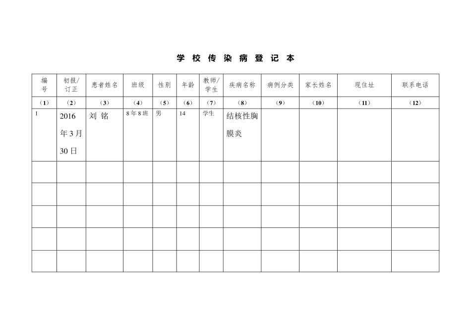 学校传染病登记本_第3页