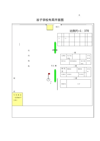 学校布局平面图