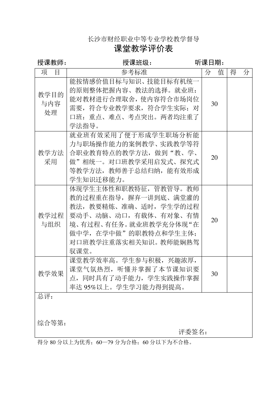 学校教学督导工作方案及工作记录_第3页