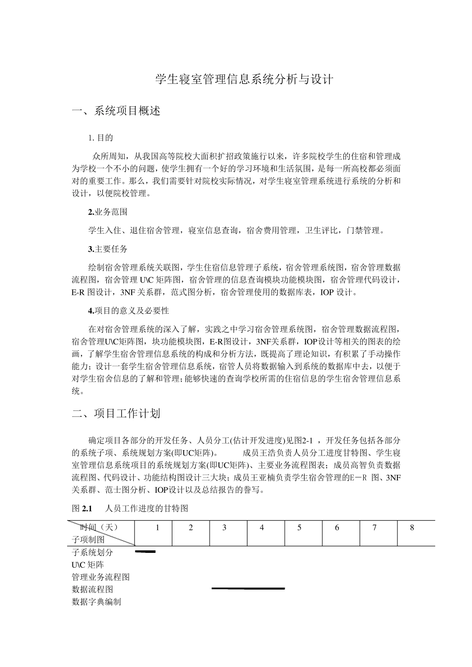 学生宿舍管理信息系统_第1页