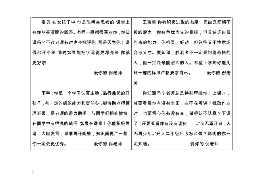 学生评语一下_第3页