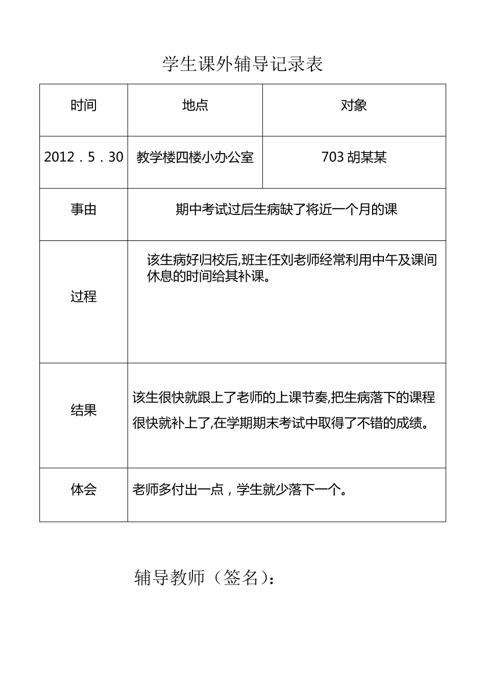 学生辅导记录表_第3页