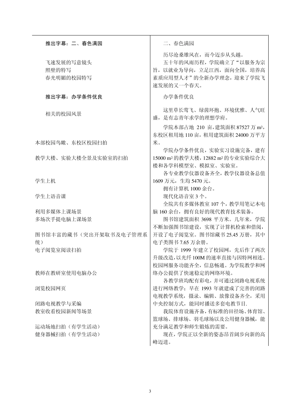 学院校庆50年电视专题片脚本_第3页
