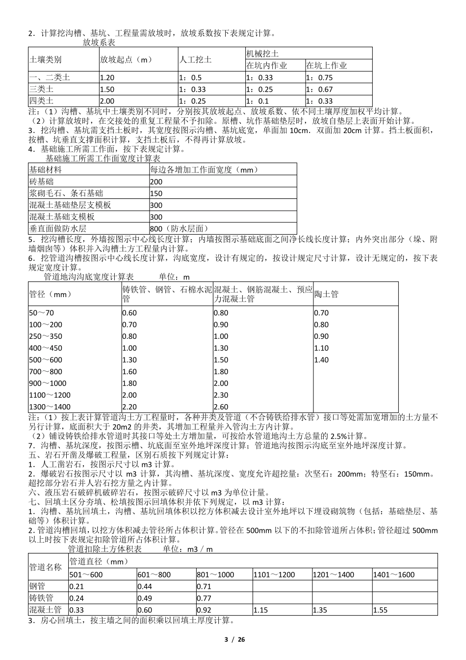 宁夏回族自治区建设工程计价依据《建筑工程计价定额》定额计算规则_第3页