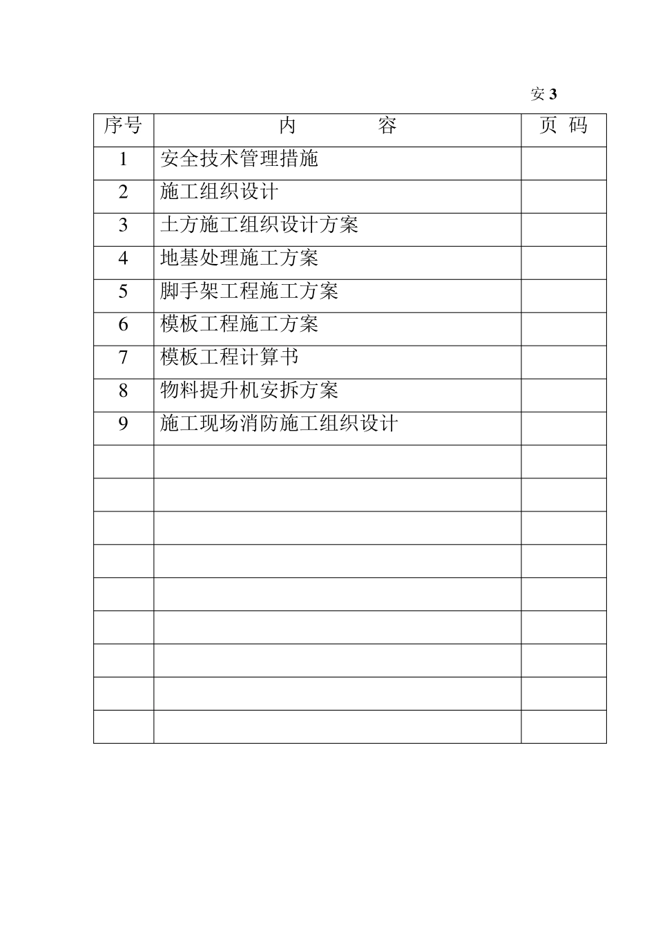 安全13个盒子资料目录表_第3页