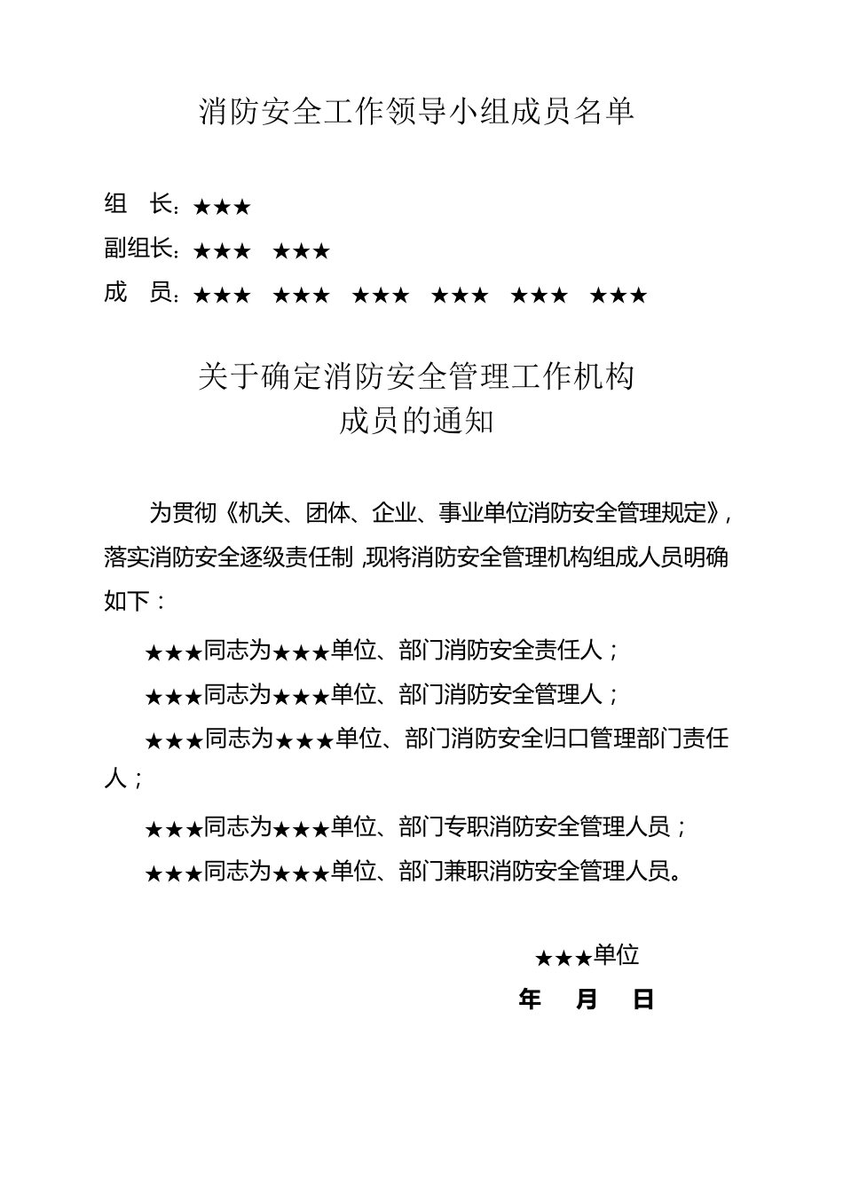 安全、消防管理工作大全及消防制度上墙内容1_第1页