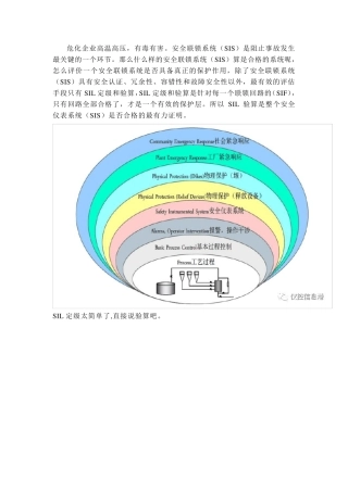安全仪表系统(SIS)SIL定级及验算方法