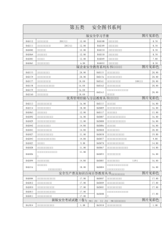 安全图书系列目录四川安全科普网