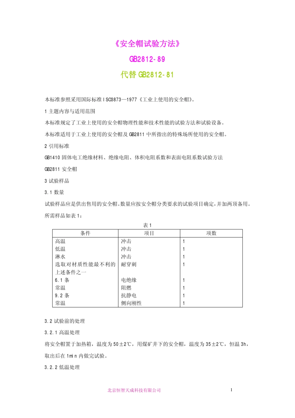 安全帽试验方法GB281289_第1页