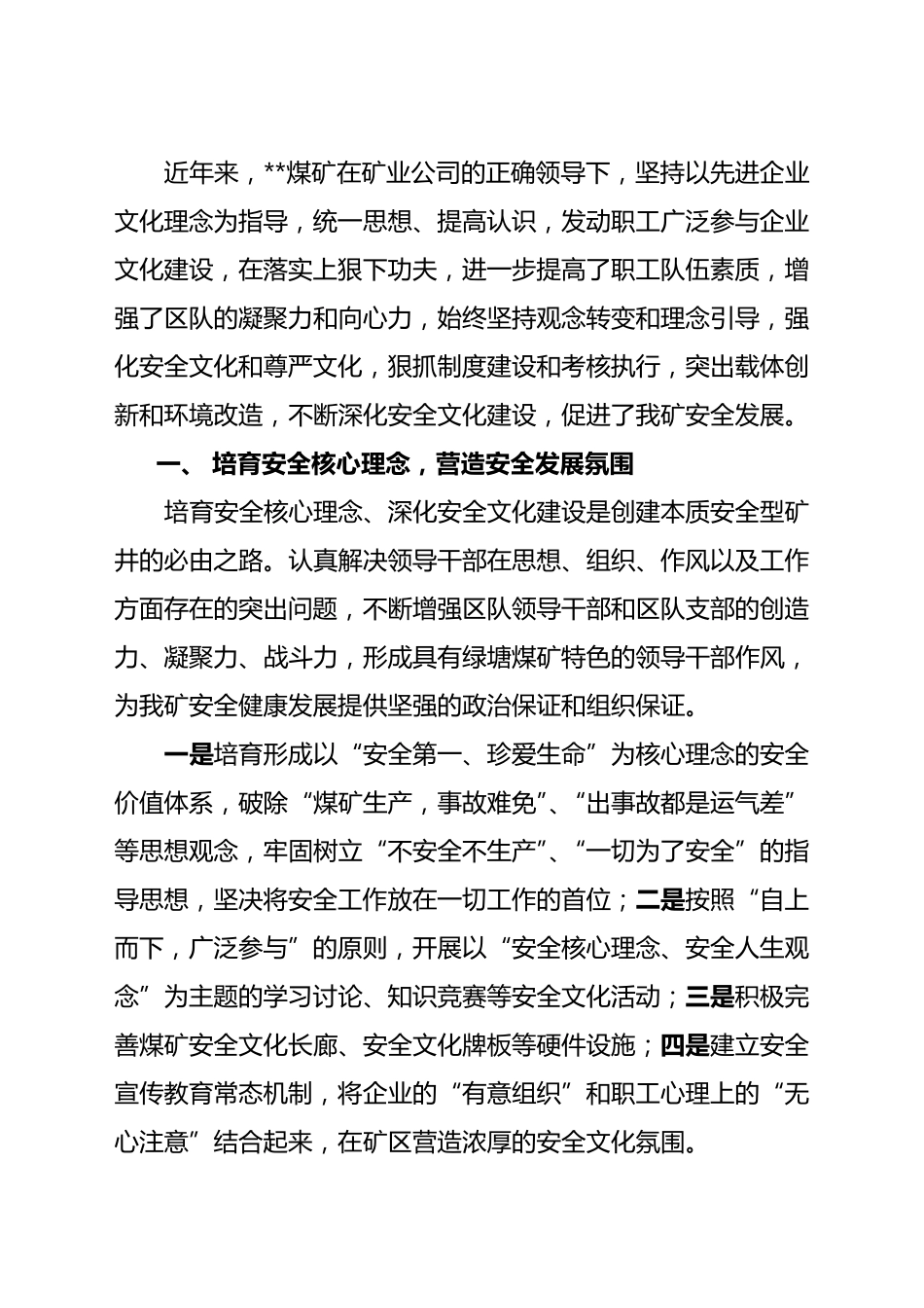 安全文化建设经验交流材料_第2页