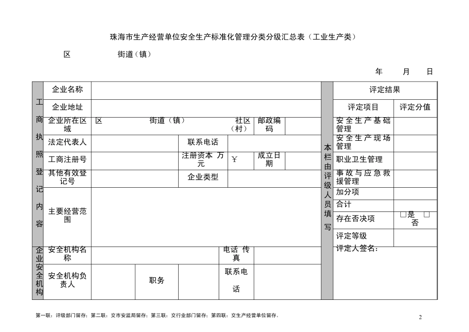 安全生产标准化管理分类分级汇总表_第3页