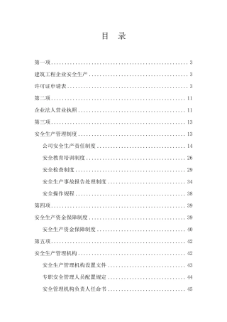 安全生产许可证资料(已通过)