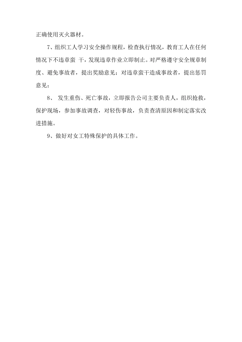 安全生产责任制及安全生产责任书_第2页