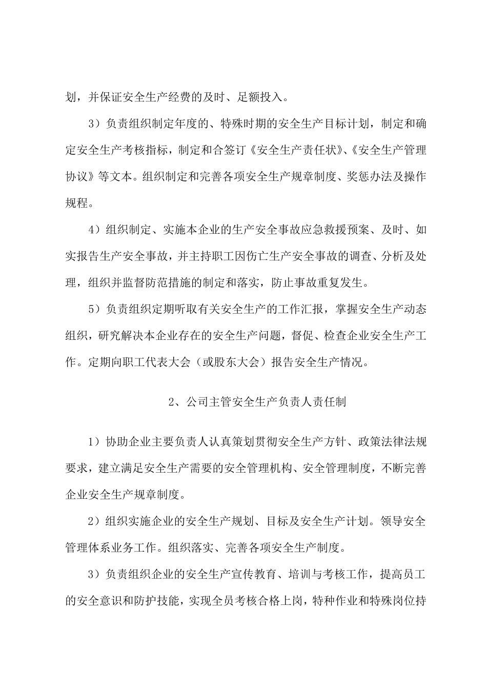 安全生产责任制文件_第2页