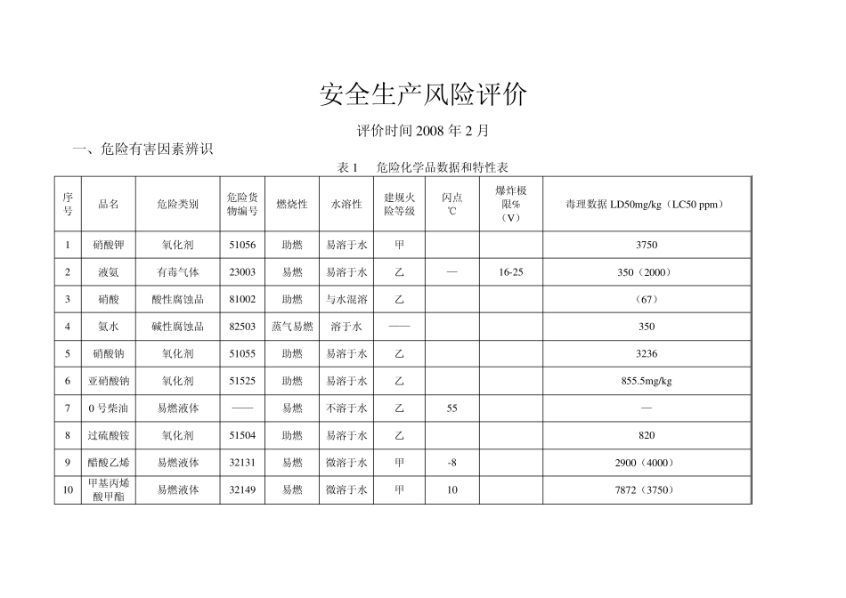安全生产风险评价_第1页