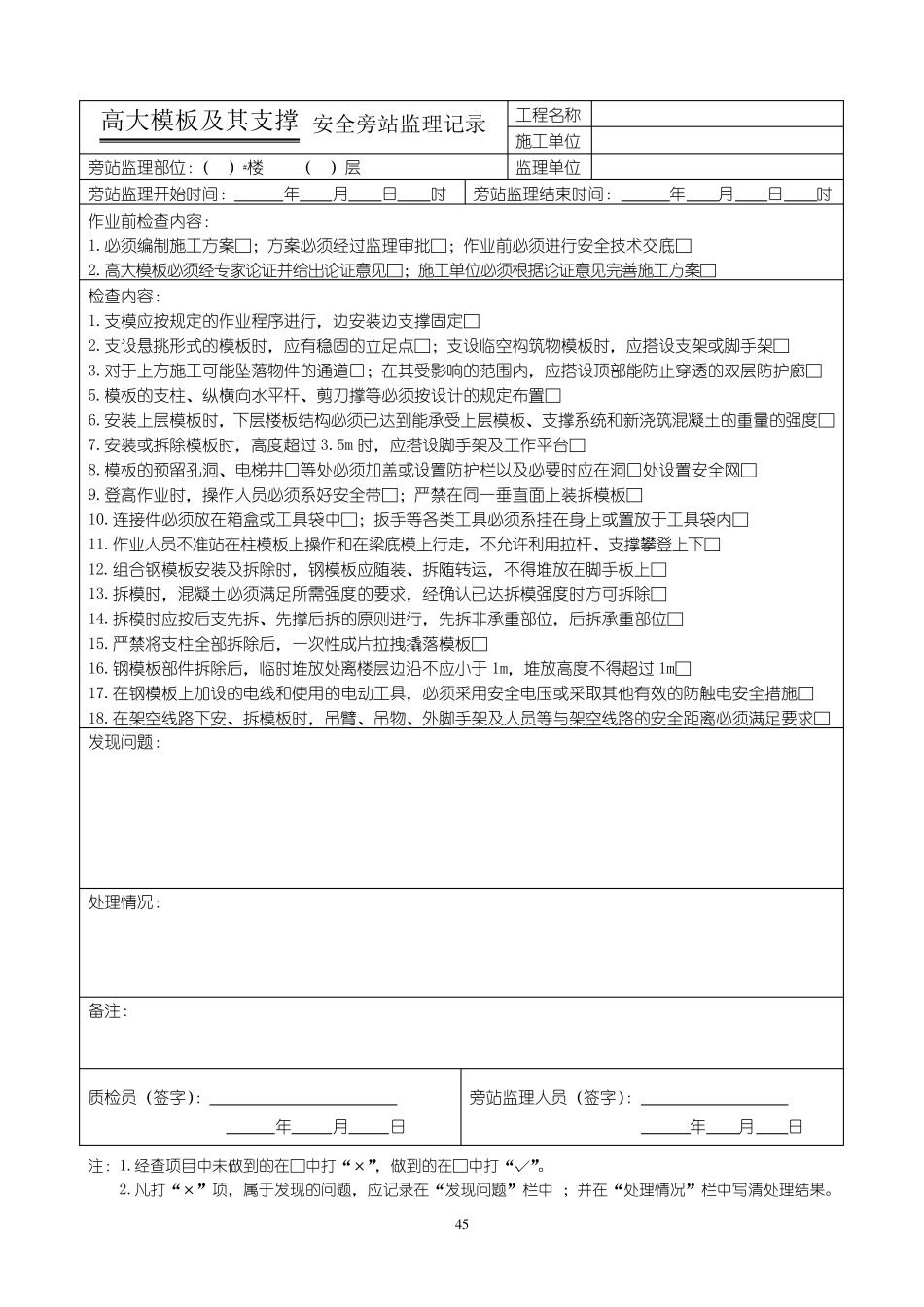 安全监理旁站记录_第3页