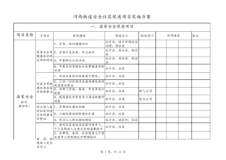 安全社区促进项目实施方案