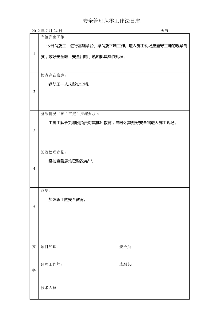 安全管理从零工作法日志_第2页