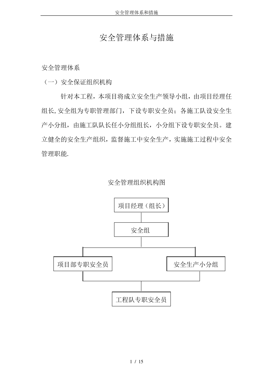安全管理体系和措施_第1页