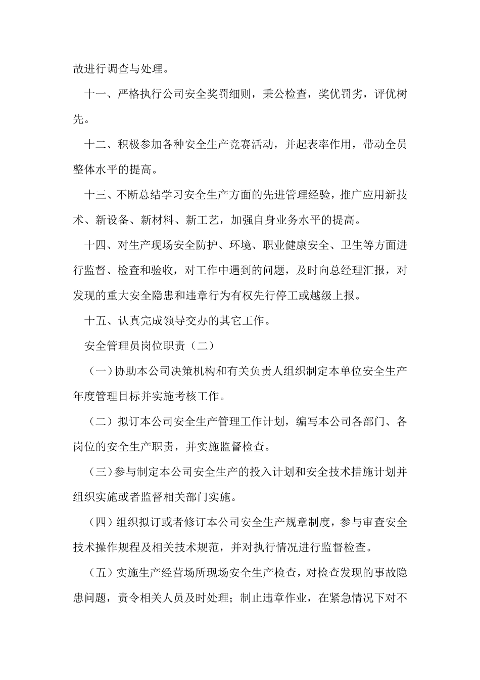 安全管理员岗位职责_第2页