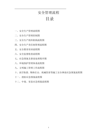 安全管理流程图(通用版)