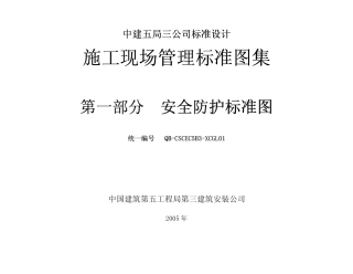 安全防护标准图
