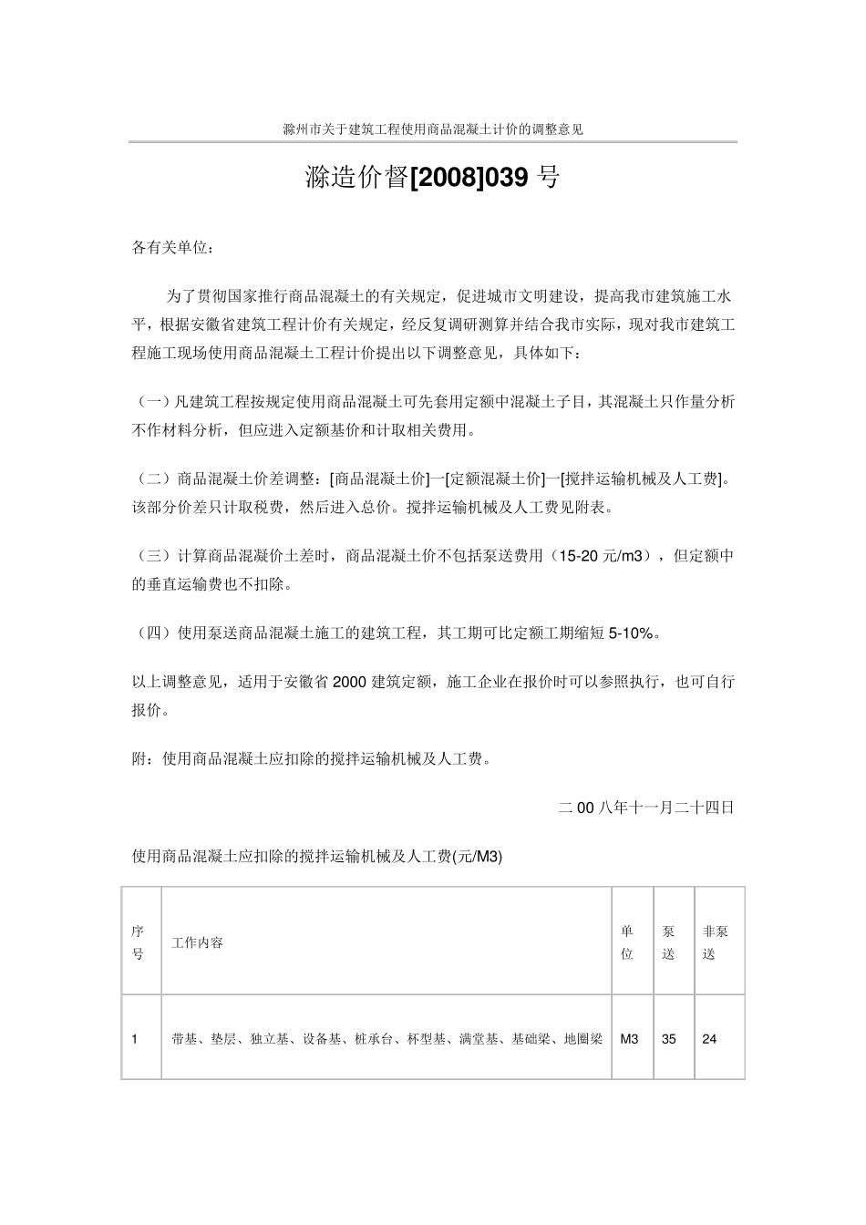 安徽各地商品砼机械费扣减方法_第2页