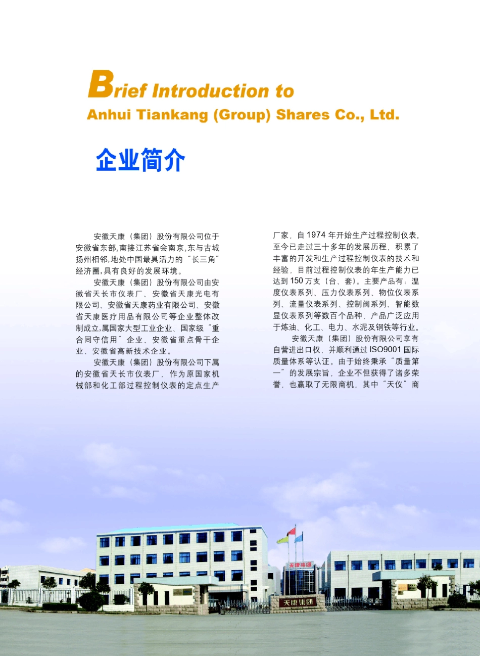 安徽天康压力表选型样本_第2页